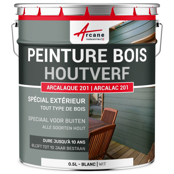 Buiten- en binnenhoutverf - ARCALAC 201 - 0.5 L