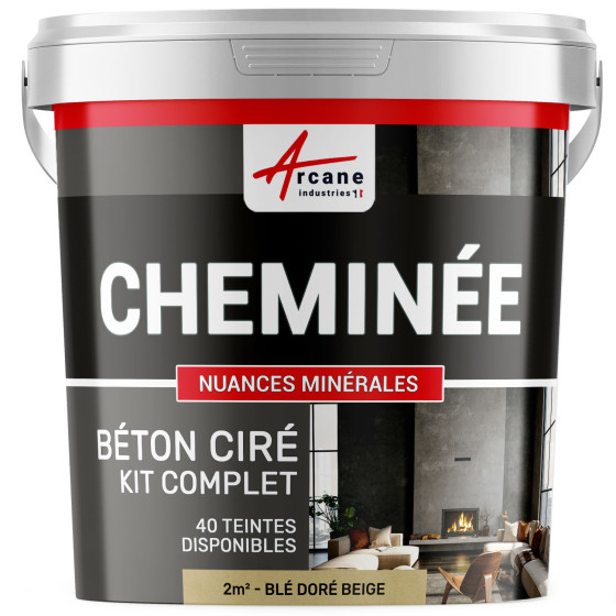 Gewaxt Beton Kit voor Schoorstenen