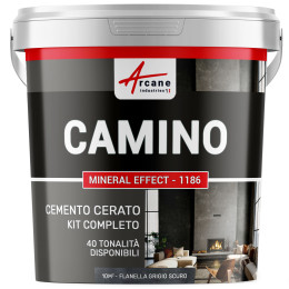 Kit microcemento beige per camino | Arcane Industries