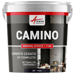 Kit microcemento nero per camino | Arcane Industries