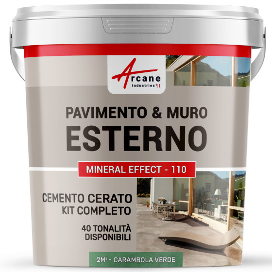 KIT  BETON CIRE BUITEN - beton cire voor buiten voor vloer, muur, terras, balkon, trap