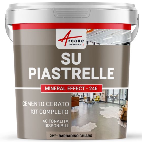 BETON CIRE KIT OP TEGELS