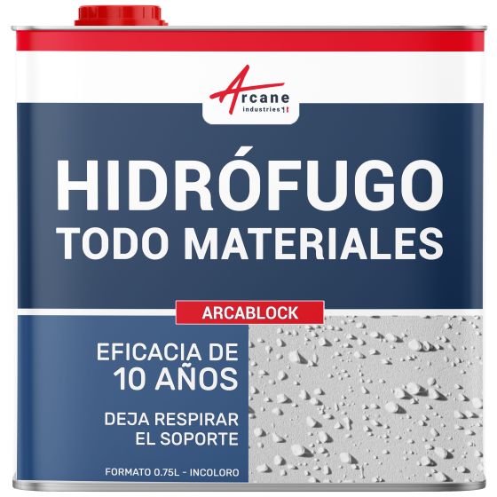 Producto Hidrófugo para Techo, Fachada y Materiales Porosos: ARCAFUGA - 0.75L