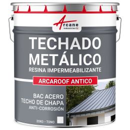 Resina de impermeabilización para techos y bandejas de acero, revestimiento estanco: ARCAFILM ANTICO