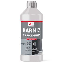 Barniz poliuretano bicomponente transparente para microcemento y resina epoxi - HIGHPROTECT