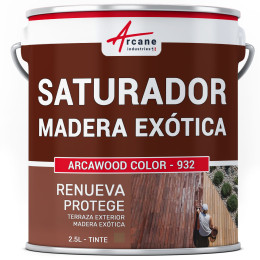Saturador para Madera Exótica ARCABOIS SB EXÓTICO 2.5 L (hasta 12.5 m²) Teca