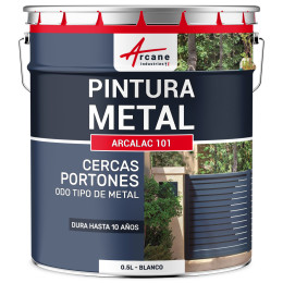 Pintura para Metal ARCALAQUE 101 0.5 L RAL 9003 Blanco