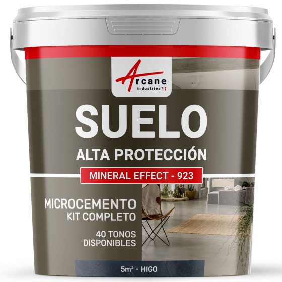KIT DE MICROCEMENTO PARA SUELOS DE ALTA PROTECCIÓN - Higo - 5 m² (en 2 capas)
