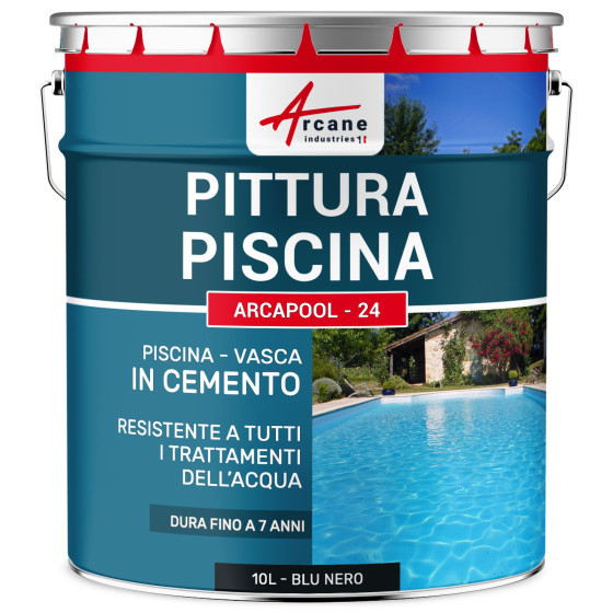 Vernice per Piscina  - ARCAPOOL - 24 10 L Blu nerastro - RAL 5004