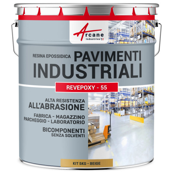 REVEPOXY - 55 5 Kg (fino a 10 m² in 2 strati) Beige - RAL 1001