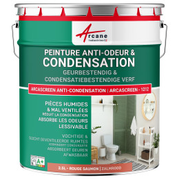 Anti-condensatie. geur- en schimmelverf voor vochtige ruimtes: ARCASCREEN -1212 2.5 L - Zalmrood - RAL 3022
