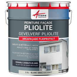 Gevelverf steentoon pliolite gevel en pleisterwerk - ARCAFAÇADE | Maison Etanche