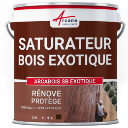 Saturateur Bois Exotique - ARCABOIS SB EXOTIQUE-2-5L-Chene-fonce-Couleur / Aspect
