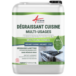 Natuurlijke ontvetter keuken :  ARCANET 1747 | ECOCERT gecertificeerd - 5 L