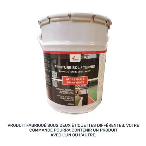 Peinture bitume / peinture goudron : Résine solpour asphalte, goudron, enrobé - ARCASPHALT