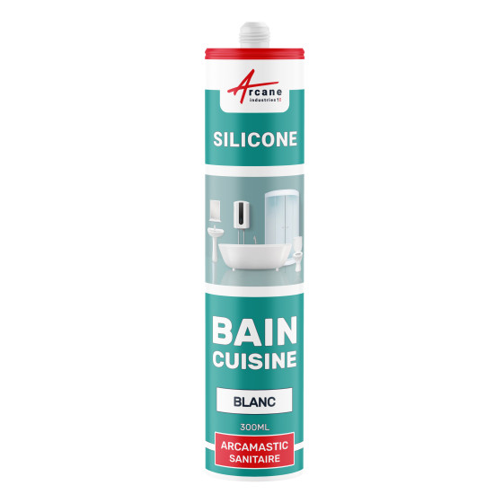Joint Silicone Douche, Salle de bain, Cuisine : ARCAMASTIC SANITAIRE - Couleur / Aspect  :