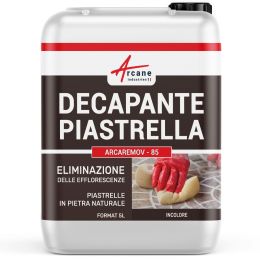Decapante per velo di cemento e lattiginosità su piastrelle 5 L
