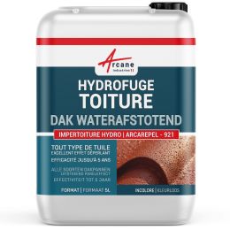 Kleurloze waterafstotende behandeling voor poreuze daken - ARCAREPEL -921