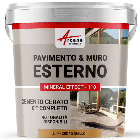KIT  BETON CIRE BUITEN - beton cire voor buiten voor vloer, muur, terras, balkon, trap