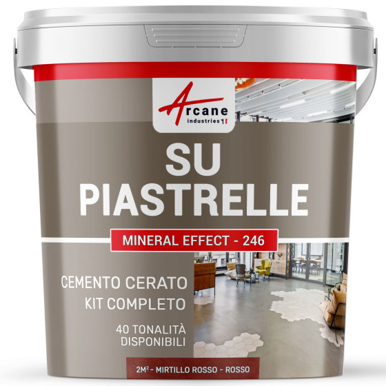 BETON CIRE KIT OP TEGELS