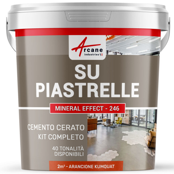 BETON CIRE KIT OP TEGELS