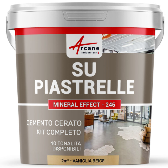 BETON CIRE KIT OP TEGELS