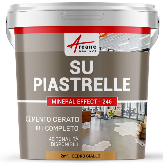 BETON CIRE KIT OP TEGELS