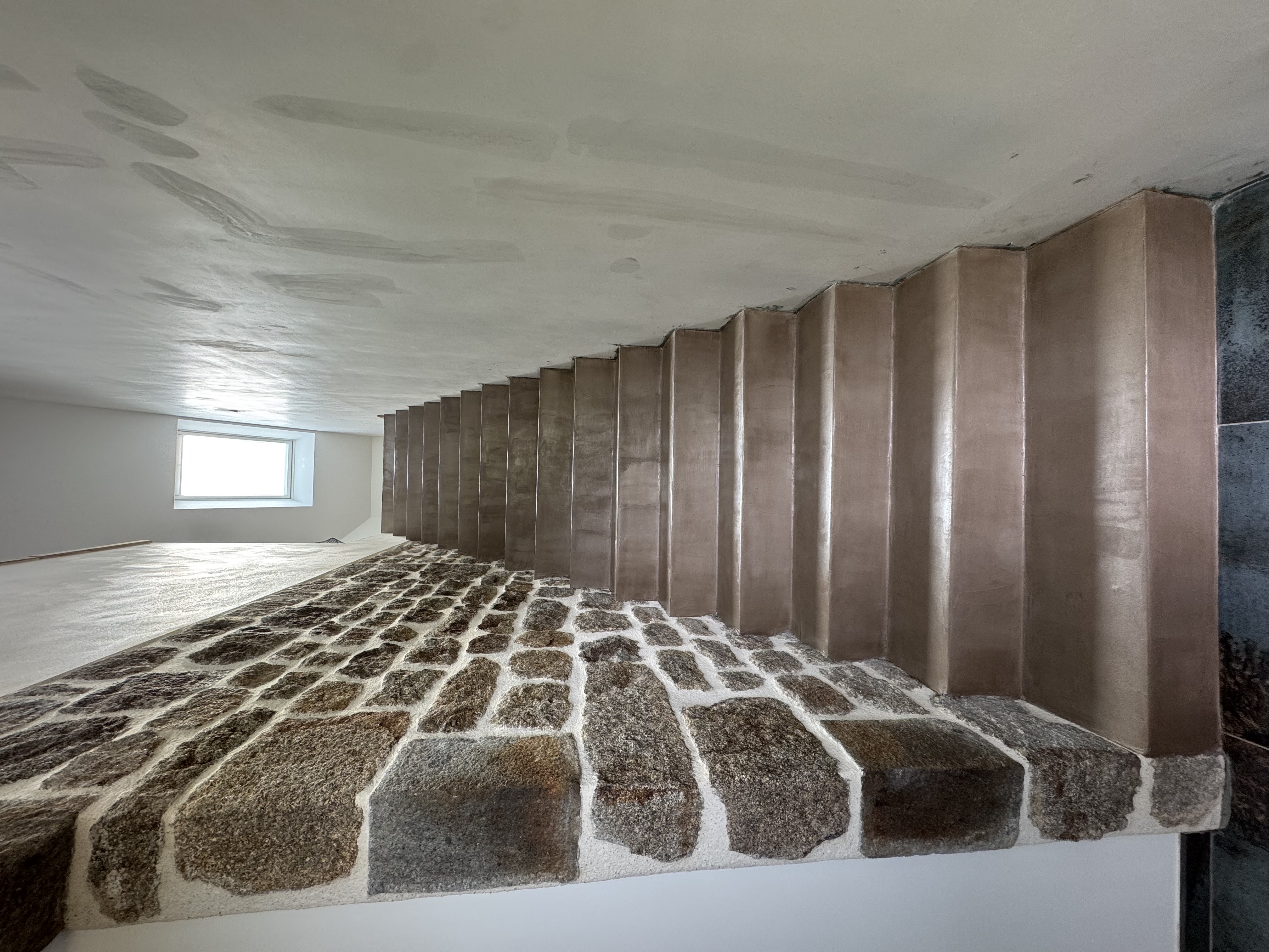 trap van microcement